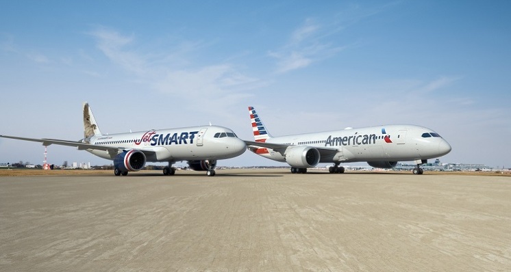 American Airlines y JetSMART 