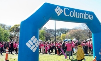 Columbia presente por la lucha contra del cáncer de mama