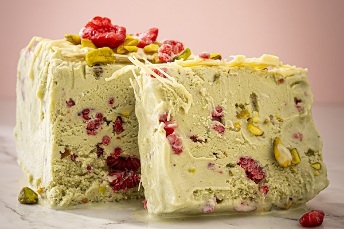 Pistachos y Frambuesas