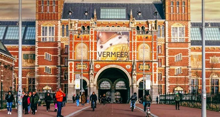 El edificio del Rijksmuseum 
