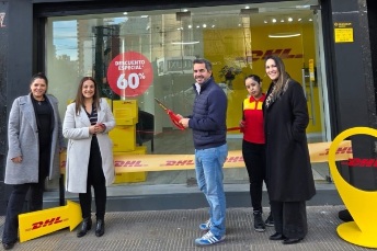 DHL Express corta cintas