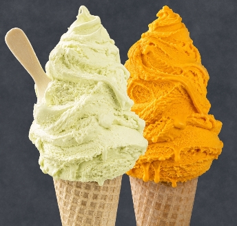 Mandarina y Mousse de Palta 