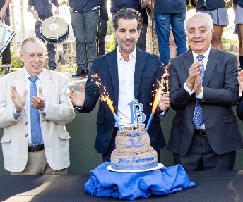 León Malamud, Axel Barceló y Juan Carlos Vergara